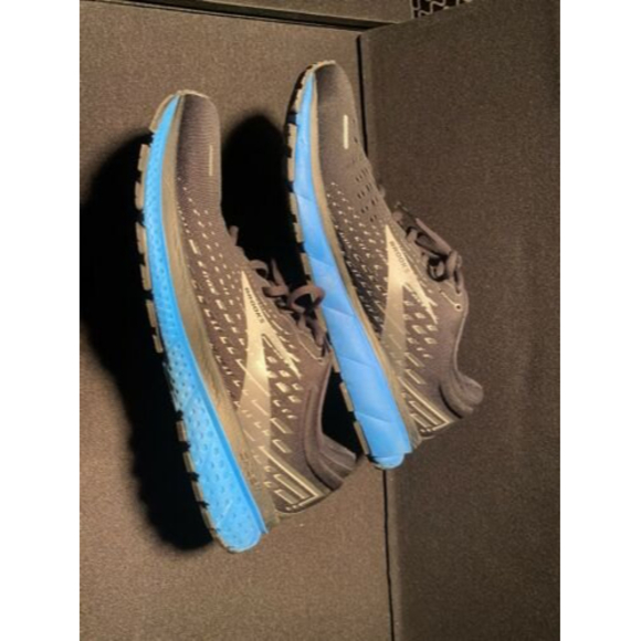 Brooks Ghost 13 Men\'s Road-Running Shoes - Size 12 Black/Grey/Blue main image 6
